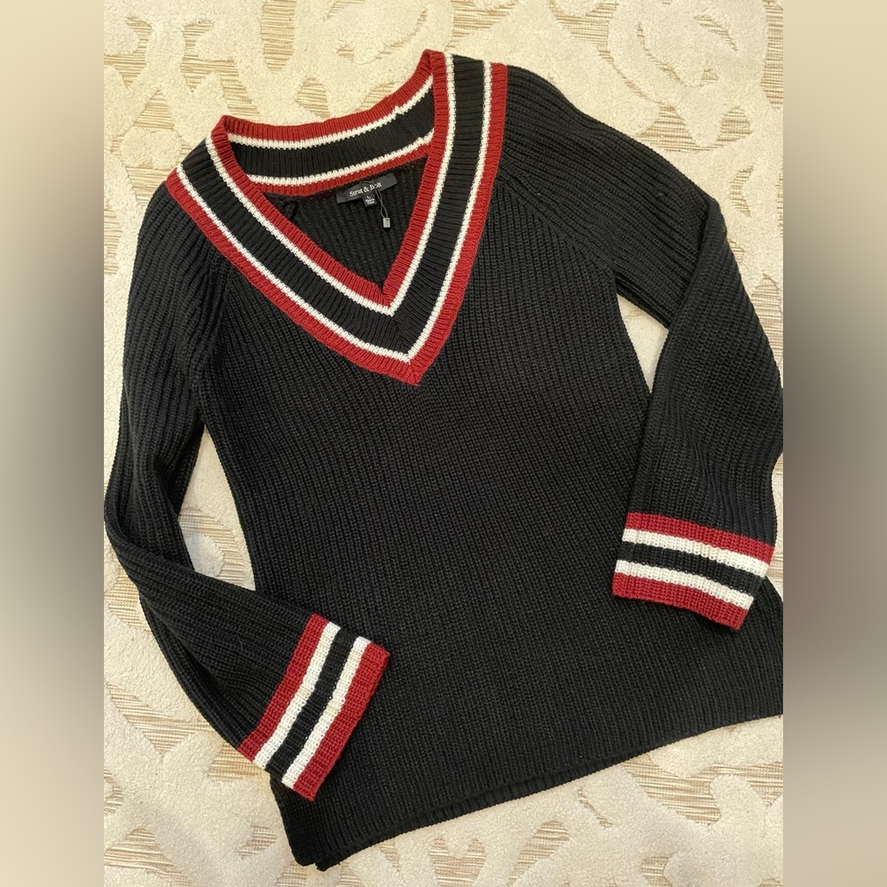 Black and Stripe Sweater